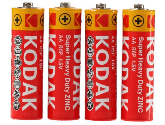 Батарейка Kodak солевая Super Heavy Duty Zinc R06 ( 4шт. в спайке) Б0005141