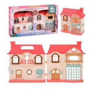 Дом для куклы пластиковый 17,5х9,5х20см, в коробке Наша Игрушка 654190/KB99-50