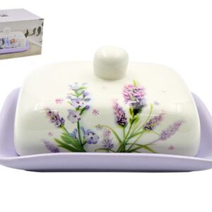 Масленка керамическая (доломит) прямоугольная Прованс, в п/у Lavenir HC600-K20