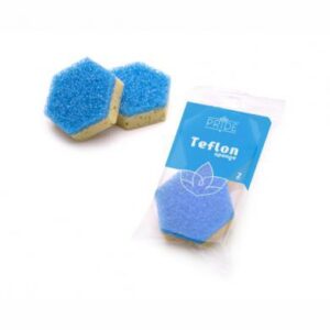 Губки для посуды с чистящим слоем набор 2шт. 9х8х3см Teflon Pride ГХ047