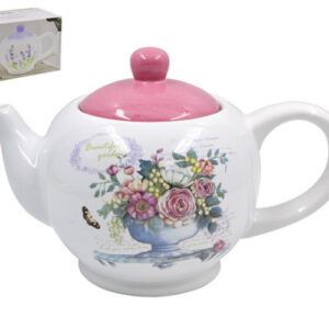 Чайник заварочный керамический (доломит) 950мл Beautiful garden, в п/у Lavenir HC700-K48