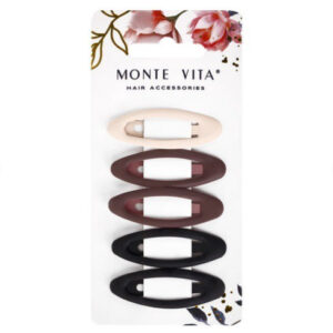 Заколки для волос Monte Vita набор 5шт. разные цвета, 5см 457078