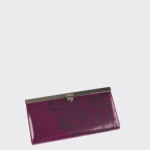 Портмоне женское кожа Гипюр Violet, тиснение PJ.39.-1.violet