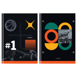 Блокнот А5 80 листов Биз BG Sport Format, книжный переплет ББ5Т80_ЛC 12124