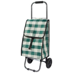 Тележка багажная с сумкой D203 Green, до 25кг Рыжий кот 093581