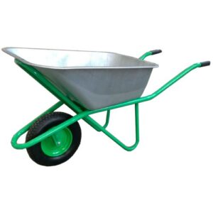 Тачка строительная 110л, 1-колесная с оцинкованным корытом и пневмоколесом d-395мм PR16" (4,00х8)/ 12мм Mawipro ТС-131 3 425.50 ₽