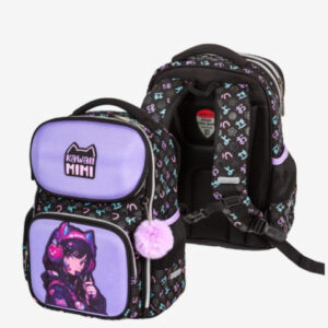 Ранец Devente Smart Kawaii Mini школьный, жесткий 7030502