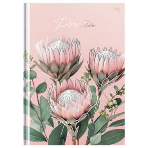 Блокнот А5 80 листов Биз BG Flowers Protea, книжный переплет евроформат ББ5Т80_ЛМ_ТФ 57569