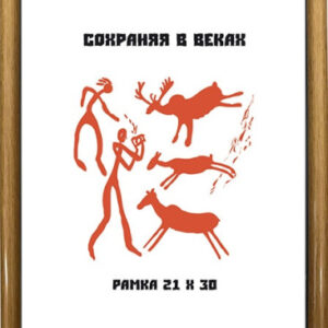 Фоторамка 21х30см пластиковая, клен МОНОЛИТ