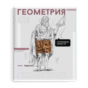 Тетрадь 48 листов П Геометрия Яркие детали 67538