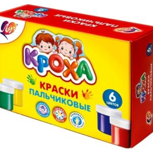 Краски пальчиковые 6 цветов 40мл Луч 24С 1508-08