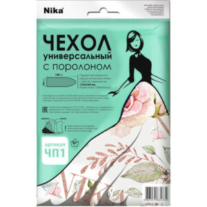 Чехол для гладильной доски с поролоном, 130х42см бязь Nika ЧП1
