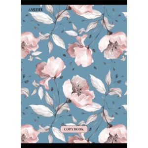 Тетрадь 80 листов А4 Devente Pink Flowers, скоба 2058206