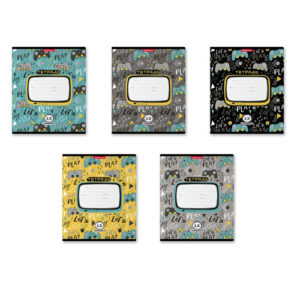 Тетрадь 12 листов линейка ErichKrause Camepad Mix-Pack 58387