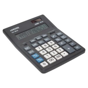 Калькулятор Devente DD-8816 16 разрядов, 155х205х35мм, черный 4031307