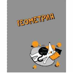 Тетрадь 48 листов П Геометрия Пес и Кот 14200