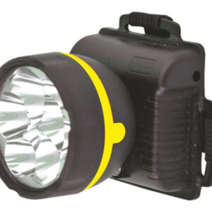 Фонарь налобный на батарейках светодиодный 5LED, 1 режим работы, черный (ААх3) Ultraflash 909LED5