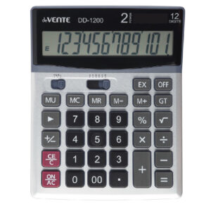Калькулятор Devente DD-1200 12 разрядов, 140х178х47мм, черный 4031337