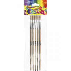 Кисть №10 щетина плоская живописная, деревянная ручка, Devente Cosmo 8073305