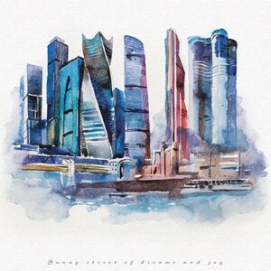 Тетрадь 48 листов Город на реке С2240-213
