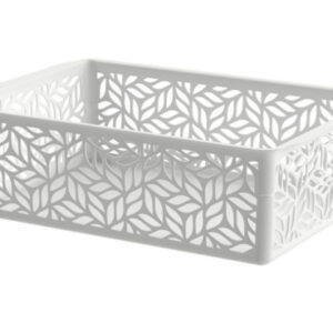 Корзина универсальная пластиковая 2,0л 23х16х7см Linden светло-серый IDIland 221313121/03