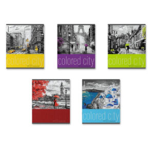 Тетрадь 48 листов ErichKrause Colored City Mix Pack 58275