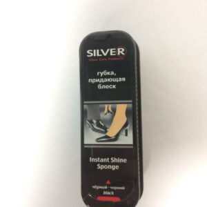 Губка для обуви силиконовая, черная Silver RS-01