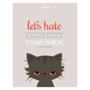 Тетрадь 96 листов А4 Devente Angry cat 2058223