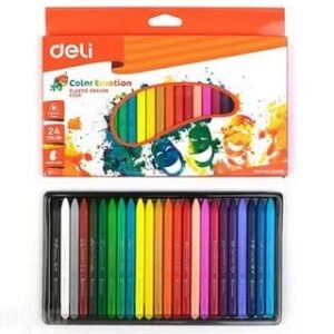 Мелки восковые 24 цвета Deli Color Emotion EC20020