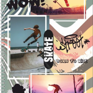 Тетрадь 48 листов Skate, гребень LAMARK0302 128/00135502