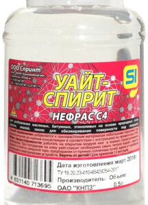 Уайт-спирит 0,5л ТУ в бутылке ПЭТ Спринт