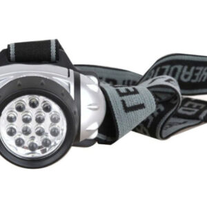 Фонарь налобный на батарейках светодиодный 14LED металлик (АААх3) Ultraflash LED5352
