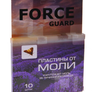 Пластины от моли и кожееда набор 10шт. Force guard