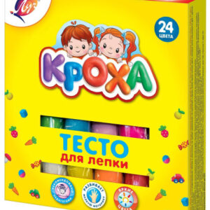 Тесто для лепки 24 цвета Луч 31С 2046-08