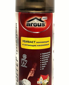 Сухой туман от насекомых для помещений (домов, чердаков, подвалов) и теплиц Фоггер 400мл Argus AR-923