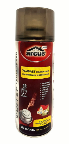 Сухой туман от насекомых для помещений (домов, чердаков, подвалов) и теплиц Фоггер 400мл Argus AR-923
