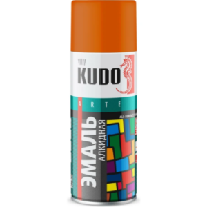 Аэрозольная краска "KUDO" универс. оранжевая 1019 520 мл KU-1019