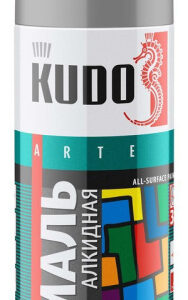 Аэрозольная краска "KUDO" универс. серая 1018 520 мл KU-1018