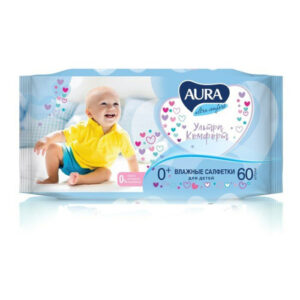 Салфетки влажные Ultra Comfort 60шт. детские Aura 1165938