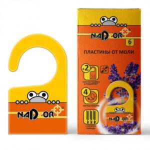 Пластины от моли набор 6шт. (Надзор) лаванда Nadzor MOL002N