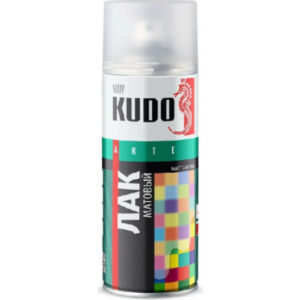 Лак "KUDO" универсальный акриловый матовый 9004 KU-9004