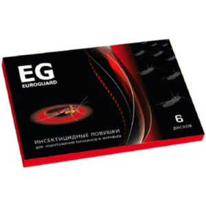 Ловушки от тараканов набор 6шт. Premium Euroguard
