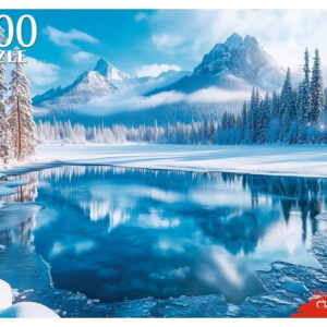 Пазлы 1000 элементов Зимнее озеро П1000-7631