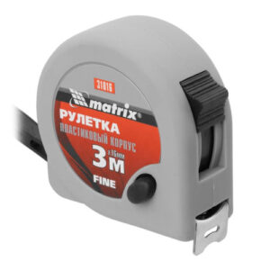 Рулетка 3м х 16мм пластиковый корпус, Fine Matrix 31016