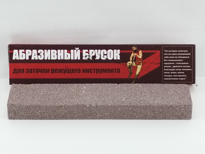 Брусок абразивный 200х40х20мм Большой прямоугольный МирХозТорг SKU-02/4070