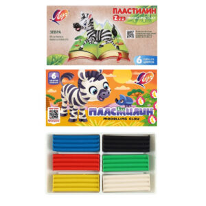 Пластилин 6 цветов Луч Zoo 30С 1810-08