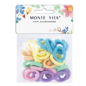 Резинки для волос Monte Vita набор 35шт. 2см, ассорти 457055