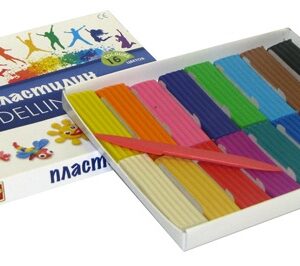 Пластилин 16 цветов Луч Классика, со стеком 20С 1329-08
