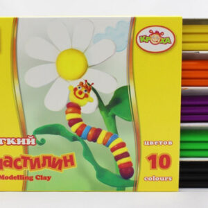 Пластилин 10 цветов Луч Кроха мягкий 12С 875-08