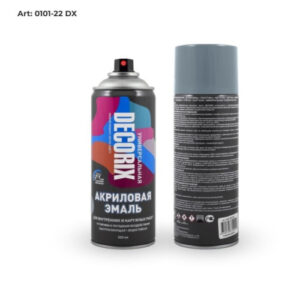 Эмаль аэрозольная 520мл серая глянцевая Decorix А22/ 0101-22 DX